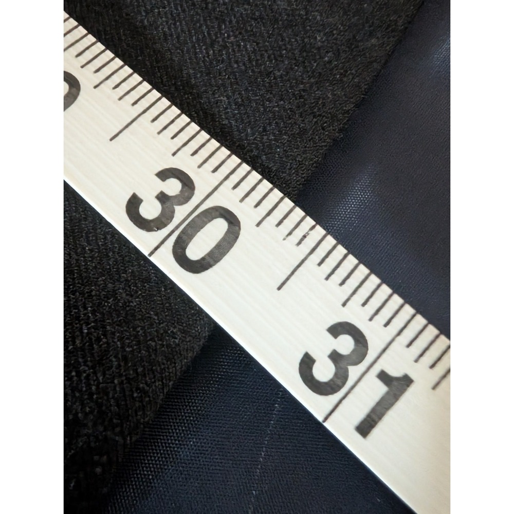Lauren Ralph Lauren Suit Mens 46R Black Solid 2 Button Notch Lapel Single Vent - Picture 11 of 12